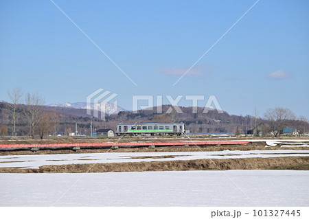 宗谷本線　蘭留ー比布　JR北海道　H100-77（旭川） 101327445