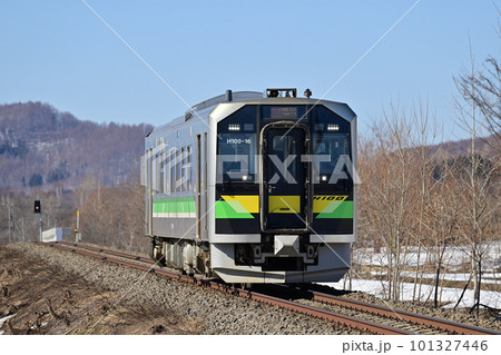 宗谷本線　蘭留ー比布　JR北海道　H100-16（旭川） 101327446