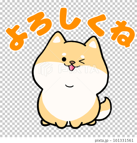 柴犬和“很高興認識你”這個詞 101331561