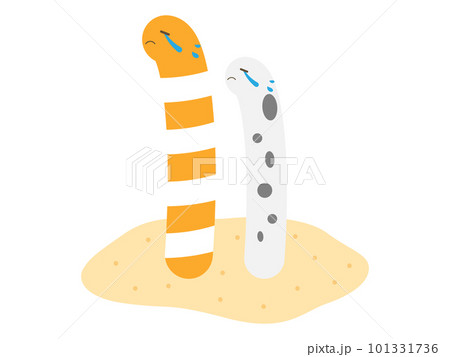 ゆるかわなチンアナゴ 泣く ゆるかわなチンアナゴ 泣く 101331736