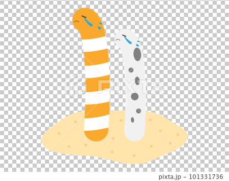 ゆるかわなチンアナゴ 泣く ゆるかわなチンアナゴ 泣く 101331736