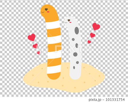 Loose garden eel heart 101331754