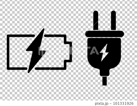 充電 プラグ バッテリー アイコン 充電 プラグ バッテリー アイコン 101331926