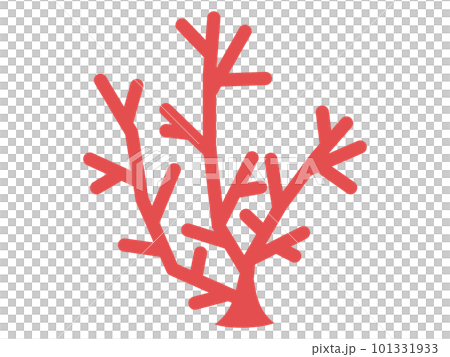 red coral icon 101331933