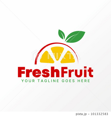 Logo design graphic concept creative premium free vector stock unique half sweet orange fruit drink with leaves. Related to fresh lemon nature vegan Logo design graphic concept creative premium free vector stock unique half sweet orange fruit drink with leaves. Related to fresh lemon nature vegan 101332583
