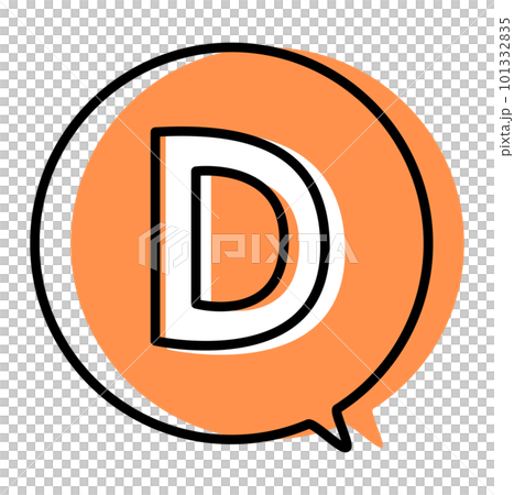 ポップなふきだしアイコン　D 101332835