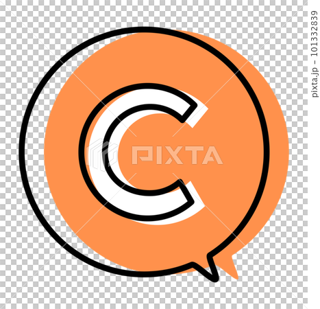 ポップなふきだしアイコン　C 101332839