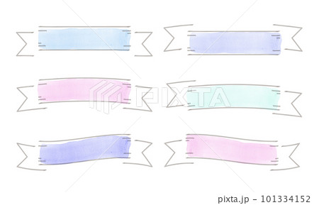 シンプルでかわいいリボンのセット 101334152