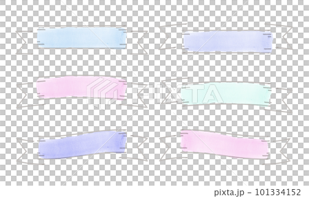 シンプルでかわいいリボンのセット 101334152