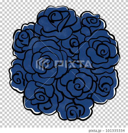 藍玫瑰的插圖 101335334