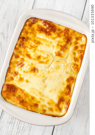 Moussaka eggplant potato based dish Moussaka eggplant potato based dish 101335690