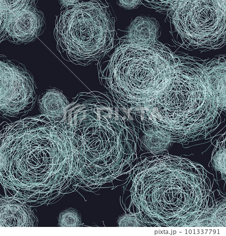 Tumbleweed, dry weed ball seamless pattern 101337791