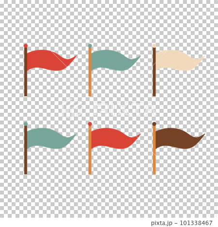 旗幟在風中飄揚 101338467