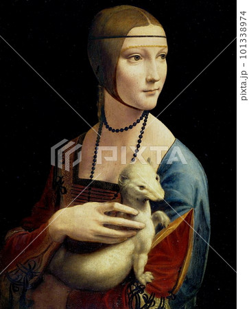 Leonardo da Vinci, Lady with an Ermine - Portrait of Cecilia Gallerani 101338974