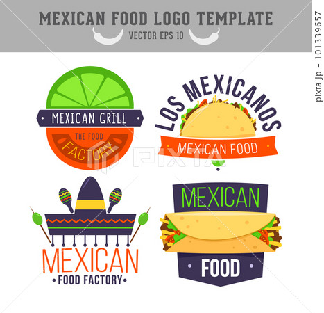 Mexican food logo. Logo design food vector template Mexican food logo. Logo design food vector template 101339657