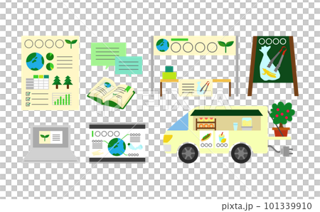 環境について学ぶ、環境学習のイラスト 101339910