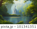 湖に浮かぶ城 101341351