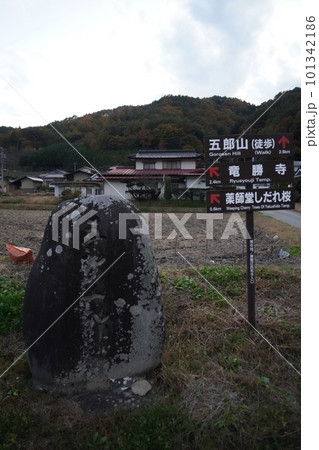 長野県伊那市・高遠城下石仏ウオーク2022　(高遠の風景)(数ケ寺)(石仏作家守屋) 101342186