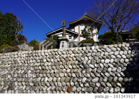 長野県伊那市・高遠城下石仏ウオーク2022　(高遠の風景)(数ケ寺)(石仏作家守屋) 101343917