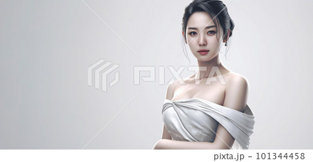 キャバクラ・ラウンジ・クラブ・ガールズバーで働く水商売の女性（Generative AI） 101344458