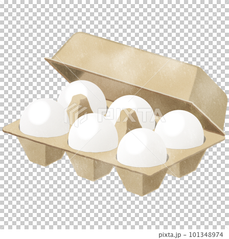 ケースに入った玉子 101348974