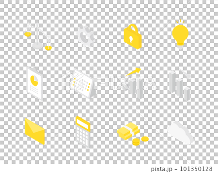 業務等距圖標集 業務等距圖標集 101350128