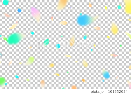 背景材料_花灑_多彩_淡藍色 101352034
