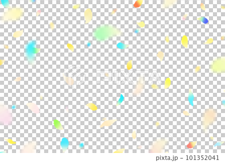 背景素材_花吹雪_カラフル_水色 背景素材_花吹雪_カラフル_水色 101352041