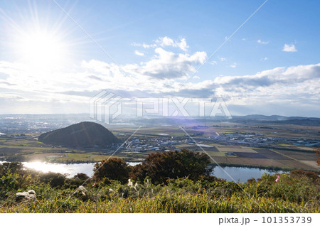トヤケ森山から見る石巻市街 101353739