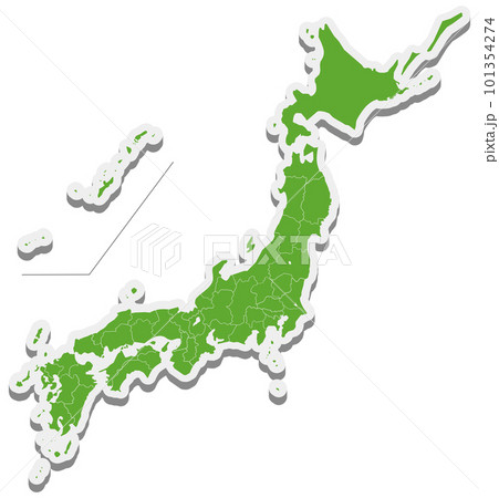 日本地図立体 日本地図立体 101354274