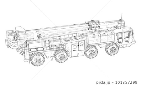 Army Rocket artillery system. Military concept 101357299