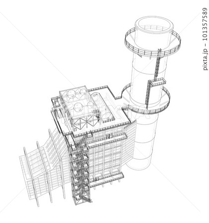 Industrial equipment. 3d illustration 101357589
