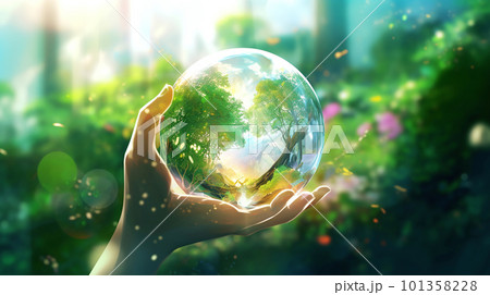 地球環境イメージ　背景素材 101358228