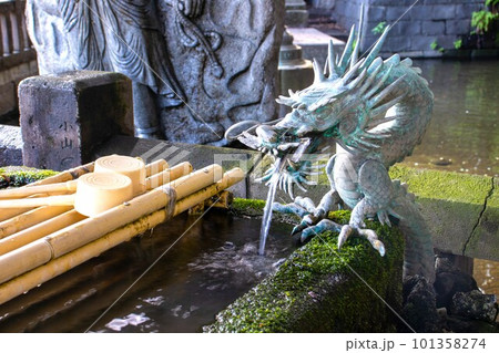 目黒不動尊の手水舎 101358274