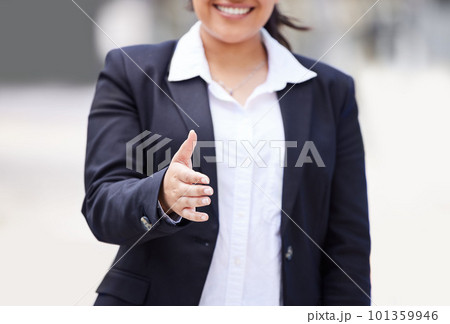 Welcome handshake, networking and deal of hr business manager hiring contract, meeting and partnership in city. Corporate worker shaking hands with trust, consulting for support and b2b sale success Welcome handshake, networking and deal of hr business manager hiring contract, meeting and partnership in city. Corporate worker shaking hands with trust, consulting for support and b2b sale success 101359946