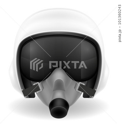 modern pilot helmet for a fighter or combat helicopter vector illustration modern pilot helmet for a fighter or combat helicopter vector illustration 101360243