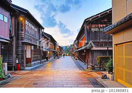 Higashi-Chaya-gai - Geisha District in Kanazawa, Japan 30 Oct 2013 101360851