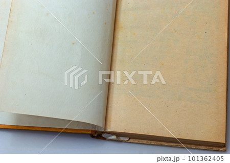 Open old book with blank pages and free space for text. The concept of reading literature, education and book publishing Open old book with blank pages and free space for text. The concept of reading literature, education and book publishing 101362405
