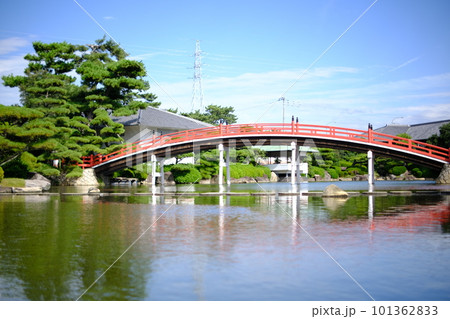 日本庭園の橋 日本庭園の橋 101362833