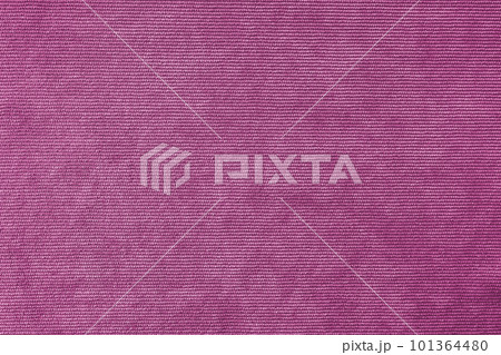 Pink velveteen upholstery fabric texture background. 101364480