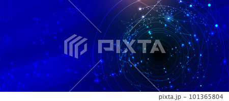 Neural network concept. Connected cells with links. High technology process. Abstract background Neural network concept. Connected cells with links. High technology process. Abstract background 101365804