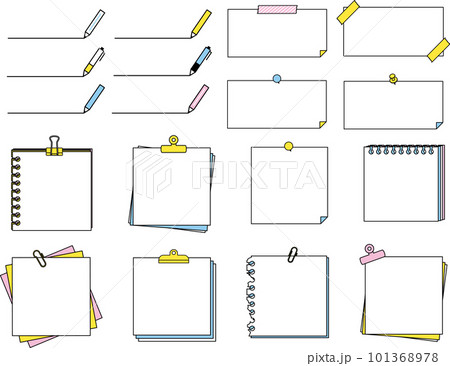 ステーショナリーのフレームセット 101368978