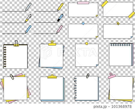ステーショナリーのフレームセット 101368978