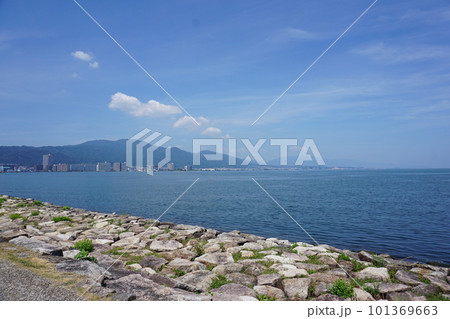 琵琶湖　大津　なぎさ通り 101369663
