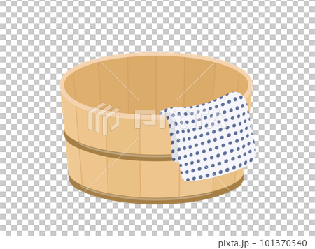 bath tub and towels 101370540