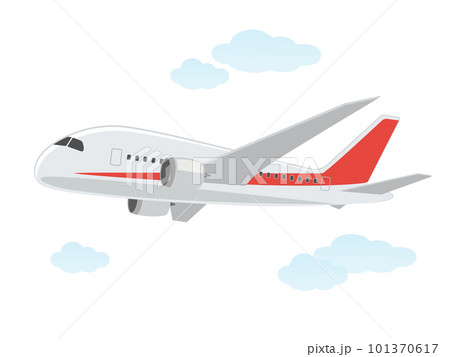 空飛ぶ飛行機のイラスト 空飛ぶ飛行機のイラスト 101370617