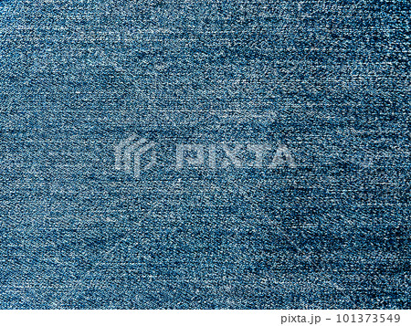 明るいプルシアンブルーの無地のデニム生地の素材感のある背景画像 101373549