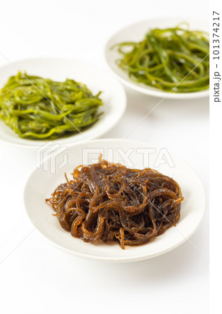 めかぶともずくと切り昆布 めかぶともずくと切り昆布 101374217