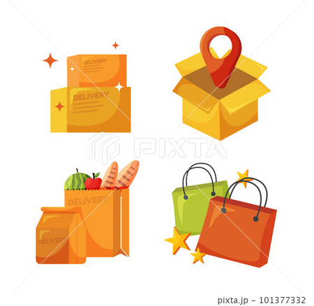 delivery icon elements for delivery concept vector illustration 101377332