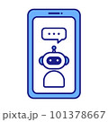 AIチャットボット スマホ 101378667